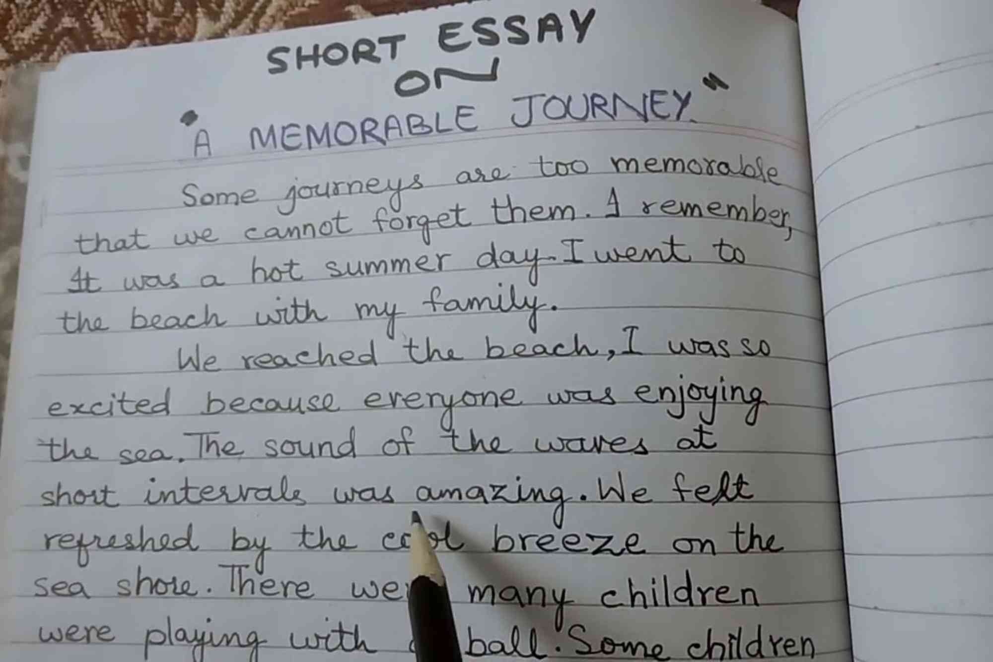 Travel Journey Essay