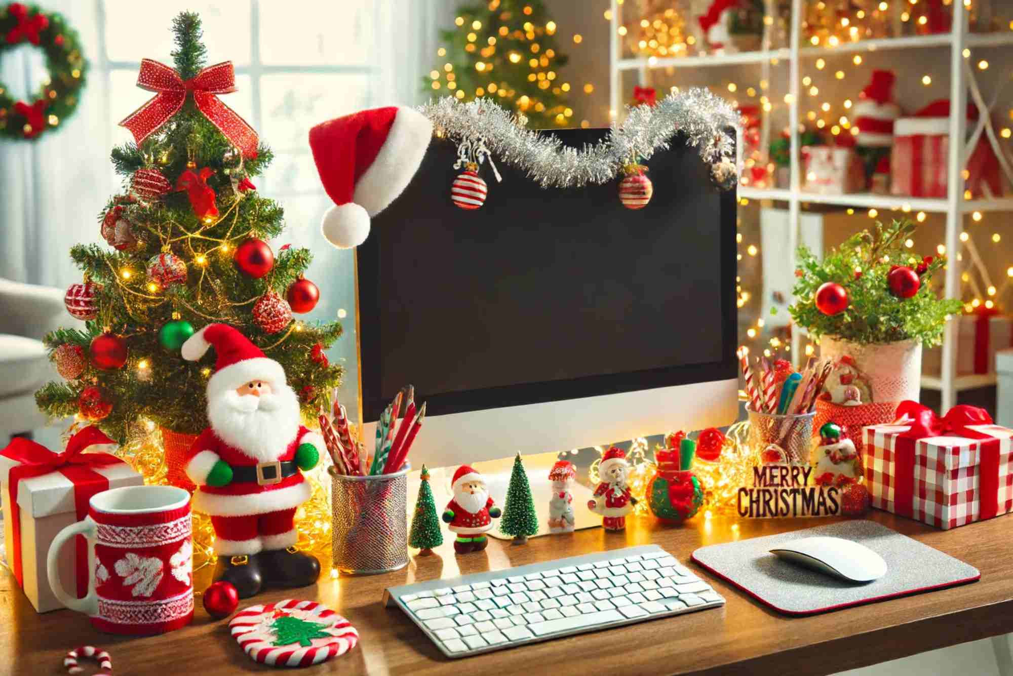 Christmas Desk Decorations